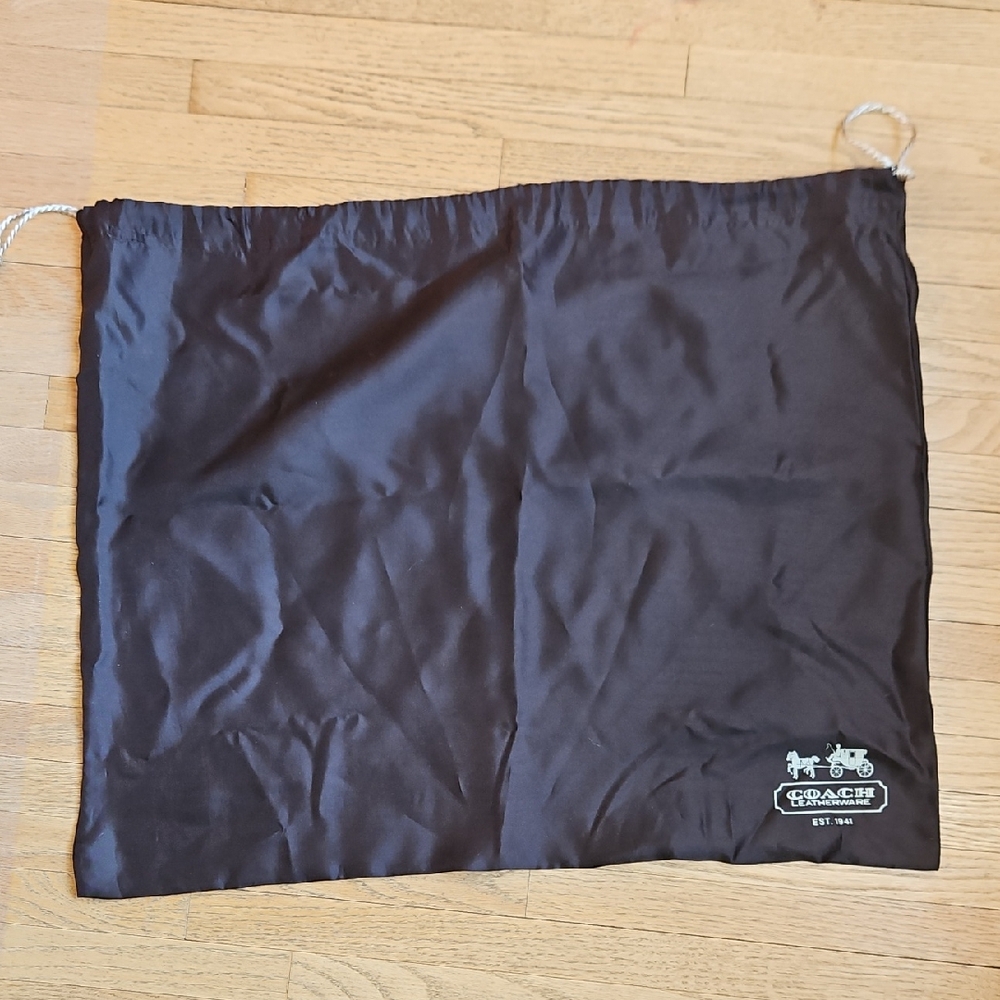Coach XL Drawstring Dust Bag
